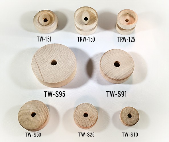 Buy smooth wooden wheels, slab style wheels | Bear Woods Supply